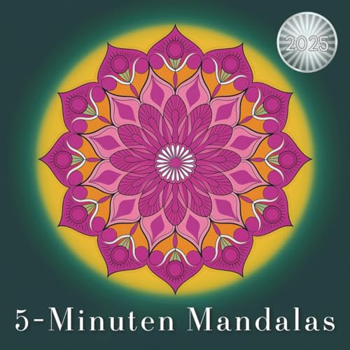 5 Minuten Mandalas: Ein Malbuch für Erwachsene zum Relaxen!: 50 Kreative Muster (Ab 10 Jahren) (5-Minutes Matter)