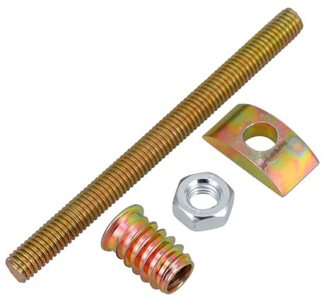 Lurrose 4sets Giunto Per Piano Lavoro Connettore Resistente Per Mobili Bullone Trazione Per Piano Lavoro Bullone Per Mobili Fissaggio Per Giunto Della Cucina