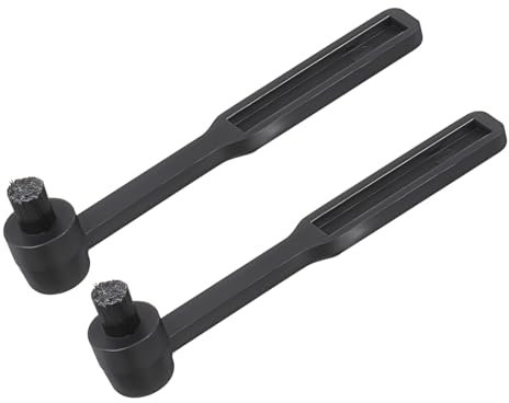 HOMSFOU 2piezas Kit De Limpieza para Tocadiscos Cepillos De Nylon para Agujas De Disco Vinilo Cepillo Portátil para Agujas De Tocadiscos y Lentes De Cámara Herramienta Multiusos para Limpi
