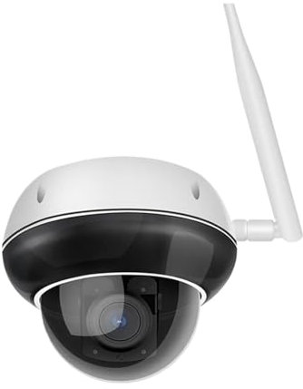 VEKELETE PTZ Dome Camera Humanoid Tracking 4K 8MP HD WiFi IP Camera Outdoor Metal Shell Waterproof Security CCTV Camera Audio H.265(U/K_8MP NOT TF CARD)