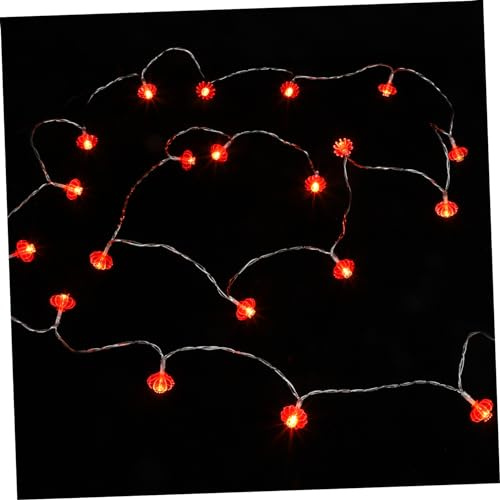 ARTSEWPLY Red Lantern String LED Lantern String with Battery Operated Waterproof Outdoor Decor for Home Garden Party Spring Festival Celebration