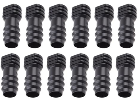 WEKADRIN 20pièces Bouchons PE pour Tube Eau Embouts De Tuyau Plastiques Étanches avec Fixation Sécurisée pour Arrosage Serre Jardin