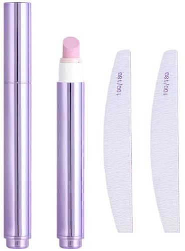 Teegxddy 2 Pièces Stylo soin des ongles, Stylo exfoliant, Hydratant et exfoliant