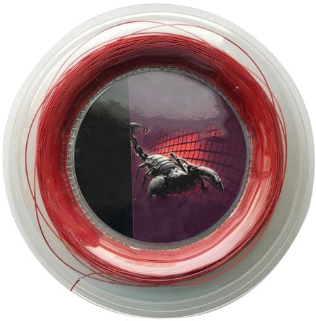 BlissfulAbode Badmintonsträngar 200 m 0,72 mm nylon elastisk slitstark fjäderlina för POWERTI BX-650 badminton träningstillbehör