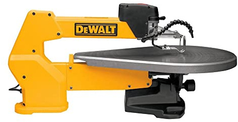 DEWALT Scroll Saw, 1.3 Amp, 20 in Steel Blade, With Variable-Speed Trigger, For Precise Cuts (DW788)
