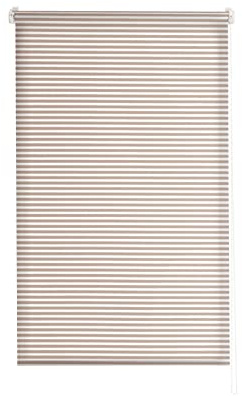 Estoralis | Robert | Estor Enrollable Diseño Moderno | Sin Taladrar Translúcido Rayas | Taupé | 60 x 195 cm (Ancho/Alto) Tamaño Tela 57 x 190 cm | Estores para Ventanas y Puertas