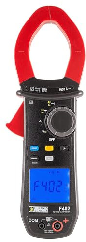 Chauvin Arnoux F402 Stromzange Digital Spritzwassergeschützt (IP54) CAT III 1500 V, CAT IV 1000 V An