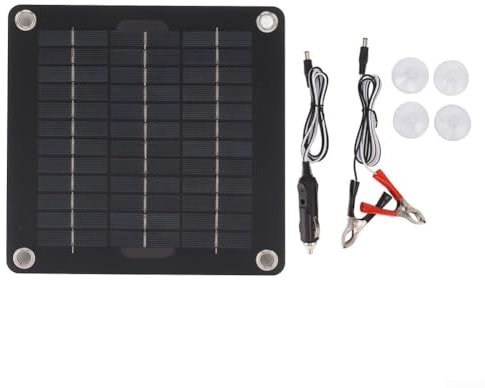 Einfach zu bedienendes Erhaltungsladegerät Solarpanel für Autobatterie Wartung 10W12V