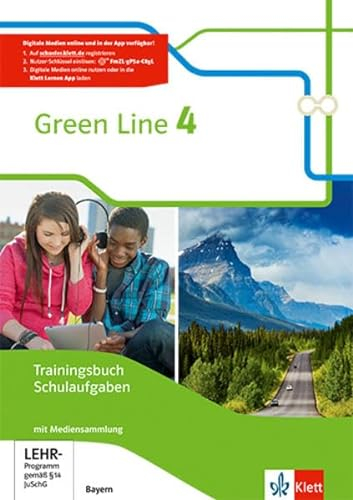 Green Line 4. Ausgabe Bayern: Trainingsbuch Schulaufgaben, Heft mit Lösungen und Mediensammlung 8. Klasse (Green Line. Ausgabe für Bayern ab 2017)