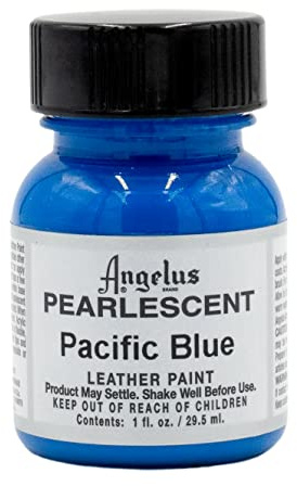 Angelus Leather Paint 1 Fl Oz Pack of One Pacific Blue