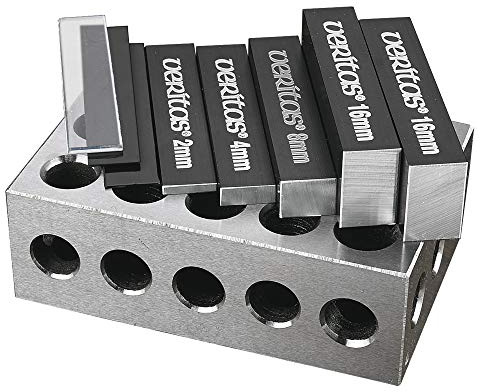 Veritas® Metrische Parallelendmaße mit Parallelblock, 9-teilig