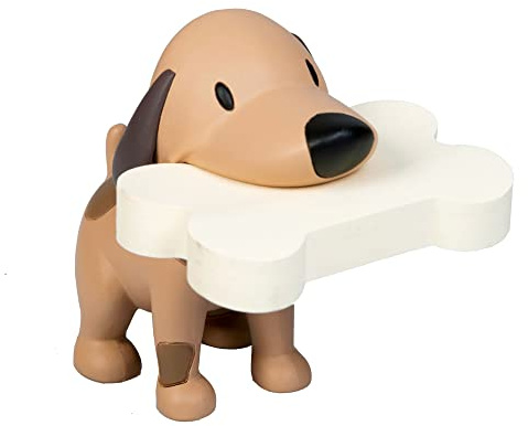 Gifts for Readers & Writers Puppy Notes Sticky Notes Holder | Novelty Dog Notepad Dispenser | Fun Memo Note Pad | Desktop Organiser | Stationery Gift Idea for Dog Lovers | School Office Desk