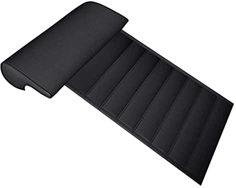 GFYWZ Autositzkissen mit Komfort-Beinstützkissen, Beinstütze, verlängertes Lederkissen für Langstreckenfahrten,A