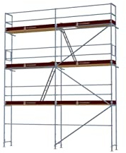 Baugerüst Fassadengerüst Stahl Gerüst Feldlänge 3,00m ca. 51 m² original Altrad plettac SL 70 ✓ made in Germany✓ Baugerüst