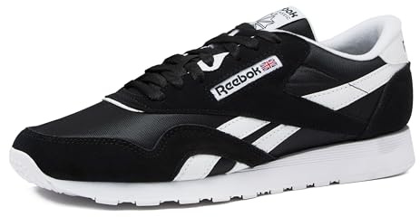 Reebok Classic Nylon Mens Sneakers Tennis Shoes, Core Black/Footwear White/Footwear White, 10.5