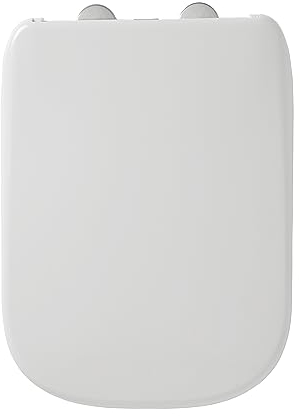 BEMIS WC-Sitz Teramo | rechteckig | Absenkautomatik schließt sanft und leise | abnehmbar für beste Reinigung | Einfache Montage | Befestigung von oben