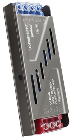 LED Trafo 12V 100W, Transformator AC 230V Auf DC 12V 8.3A, Niedervolttrafo, Extra Dünn Netzteil für Streifen, Treiber, Lampen