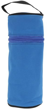 CAPASTEC Isolerad flaskväska, bärbar vattenflaska väska, flaskhållare, vattenflaskhållare, vadderat dryckesfack, resesportflaskväska, blå, BLÅ