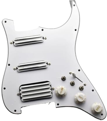 Pickguard und Tremoloabdeckung Set SSH Loaded Prewired Coil Splitting 2 Mini Humbucker(2)