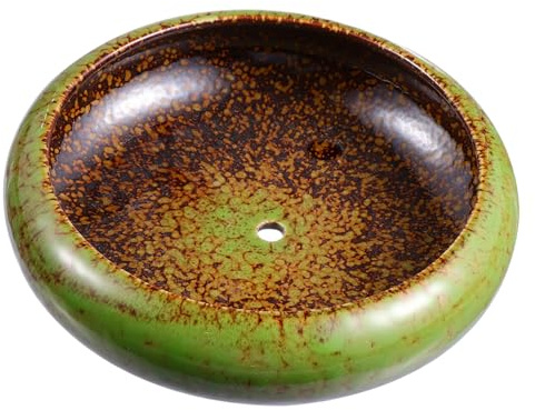 Homoyoyo Maceta Retro de Esmaltada para Suculentas y Cactus Macetero Grande de Boca Ancha para Plantas Decorativas Interiores y Exteriores Contenedor Resistente para Bonsáis y Jardín