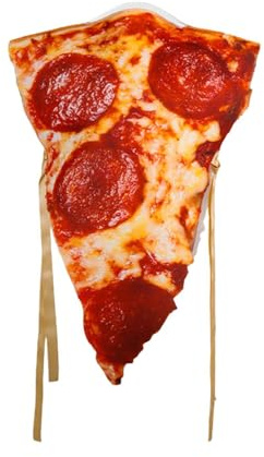 Costume Da Fetta Di Pizza - Costume Da Pizza | Stampa Realistica Di Peperoni | I Bambini Adulti Si Vestono Per Feste Di Carnevale, Giochi Di Ruolo, Compleanno Di Natale, Abbigliamento Da Esterno | Sch