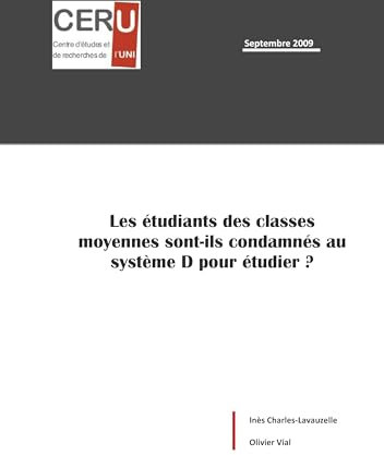 les étudiants des classes moyennes sont-ils condamnés au système D pour étudier ?