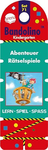 Bandolino Set 71. Abenteuer Rätselspiele: Lernspiel mit Lösungskontrolle für Kinder ab 4 Jahren