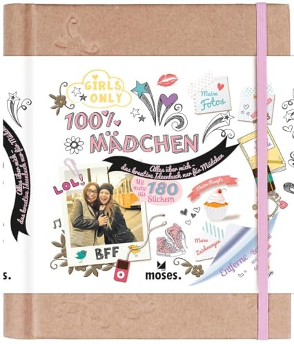 100% Mädchen: Alles über mich - das kreative Ideenbuch nur für Mädchen