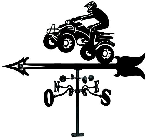 Veleta de Viento para Tejado con Silueta de Quad