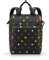 reisenthel allrounder R Large Groß Rucksack und Tragetasche in einem Mit Stecklasche für Reisetrolleys, Couleur:dots