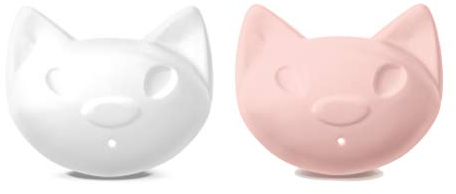 koziol Miaou pink, weiß Salt & Pepper Shaker Set