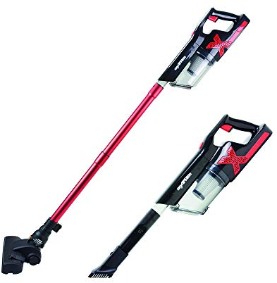 Grafner Akku-Zyklon-Staubsauger, 8000 Pa Starke Saugkraft, Betriebsdauer bis zu 30 Minuten, HEPA-Filter, mit 2 Saugstufen, Lithium-Ionen Akku, beutellos, Aluminium-Rohr