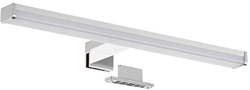 SEBSON LED Spiegelleuchte 40cm Bad IP44, Schrank Aufbauleuchte + Spiegel Klemmleuchte, neutralweiß 4000K 400x97x44mm 9W 700lm Aluminium Schminklicht
