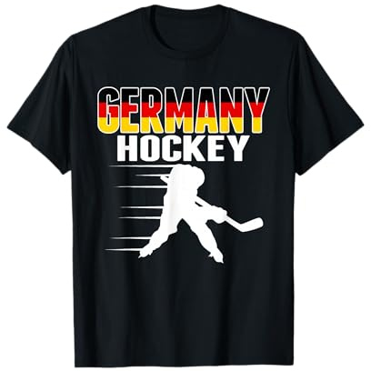 Deutschland Eishockey Fans Trikot Deutsche Hockey Team Supporter T-Shirt