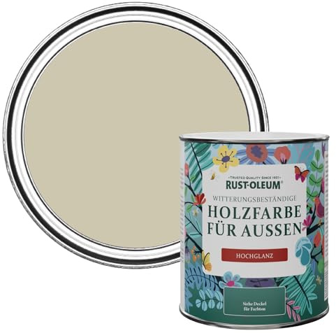 Rust-Oleum Green Mould-Resistant Garden Paint In Gloss Finish - Silver Sage 750ml
