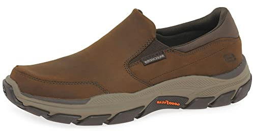 Skechers Brogues para Hombre, 45 EU, marrón, 45 EU