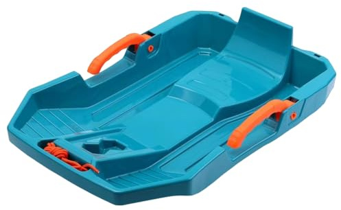 Snow Coaster – flexible Schneerutsche für Kinder, Schlittenbrett für Kleinkinder | Schneeschlitten mit Bremssystem für alle Winterbedingungen