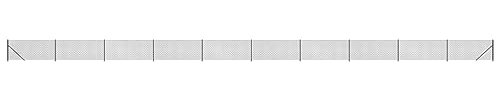 Robuster Maschendrahtzaun, 1,1 x 25 m, anthrazit, Rolle für Geflügelnetz, langlebiges Drahtgitter, Gartenplatte, ideal für Hühner, Kaninchen und Tiergehege