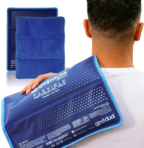 Gelpacks Direct - Reusable Hot & Cold Replacement Gel Pack with Non-Woven Sleeve (Extra Large) XL Sports Ice Packs for Injuries, Chronic Pain, Joint Stiffness, Swelling & Pain Relief
