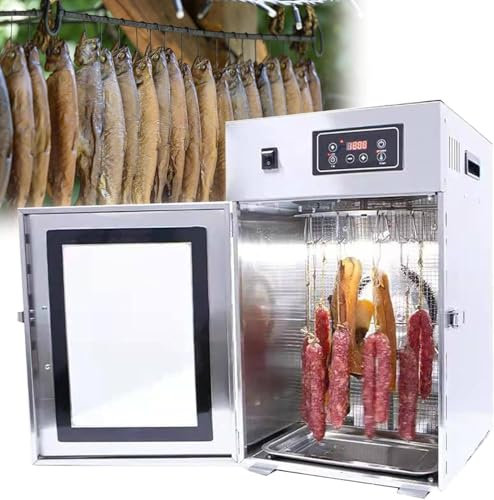 ZIXIAOS Séchoir Alimentaire Commercial Rotatif 360°,Séchoir Alimentaire, Séchoir à Viande Rotatif avec Minuterie Numérique 24 Heures, pour Saucisses, Bacon, Poulet, Canard, Poisson, Bœuf