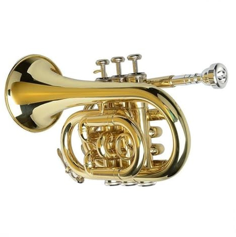 Anfänger Trompete Professionelles Instrument B-Mini-Trompete Kornett
