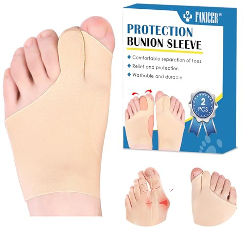 Impoditiongs Hallux Valgus Bandage, Hallux Valgus Korrektur mit Socken, Zehenspreizer Hallux Valgus für Männer und Frauen, Zehenspreizer Großer Zeh, Hautfarbe