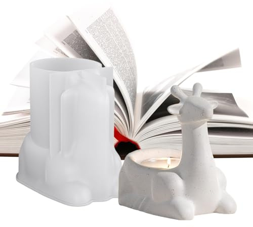 Stampi per calcestruzzo siliconico,Stampi per calcestruzzo in resina epossidica in ghisa – Antiaderente per cera sapone argilla gesso progetti creativi