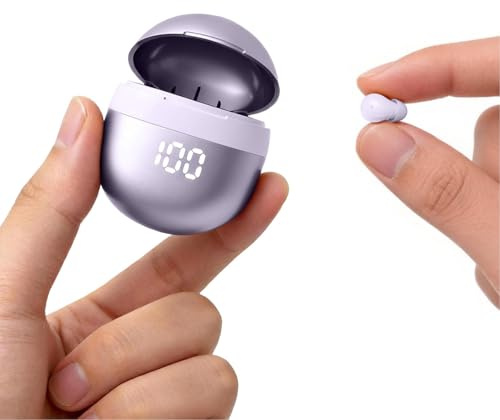 Xmenha Mini Écouteurs Taille de Poche Petit oreillette Bluetooth sans Fil
