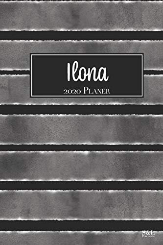 Ilona 2020 Planer: A5 Minimalistischer Kalender Terminplaner Jahreskalender Terminkalender Taschenkalender mit Wochenübersicht