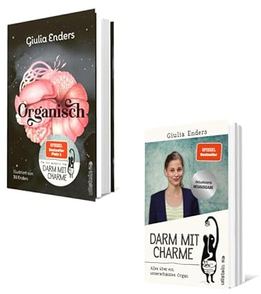 Giulia Enders 2er Buchset Darm mit Charme & Organisch | Sachbuch Gesundheit & Medizin | inkl. exklusivem Postkarten-Set | Bestseller über Darm, Organe & Körperfunktionen – Erscheinung: 28.08.2025