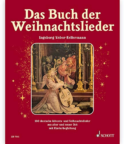 Das Buch der Weihnachtslieder: 160 deutsche Advents- und Weihnachtslieder aus alter und neuer Zeit. Gesang und Klavier (Orgel); Gitarre ad libitum. Liederbuch.
