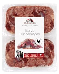 TACKENBERG Barf ganze Hühnermägen für Hunde 28 x 500 g (14 kg) - leckeres Frostfleisch als Hundefutter in Premiumqualität - geeignetes Gefrierfutter für deinen Vierbeiner - ohne Zusatzstoffe