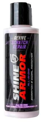 SHINE ARMOR Revive Scratch Swirl Repair & Remover - Paint, Polish, Scuff, Blemish Restorer - Surface, Hairline, Branch, Deep Marks - Car Restoration Cleaning Kit Auto Detailing Supplies