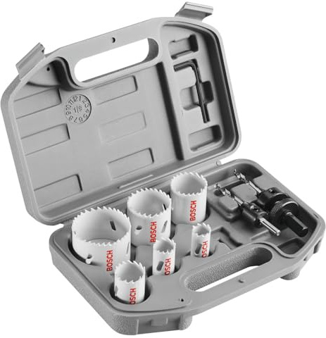Bosch HSBIM9 9 pc. General-Purpose Bi-Metal Hole Saw Kit